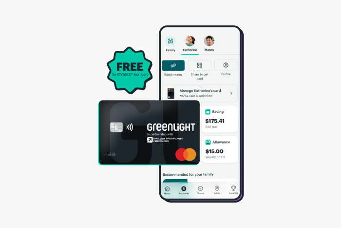 KTVAECU and Greenlight Cobranded Debit Card