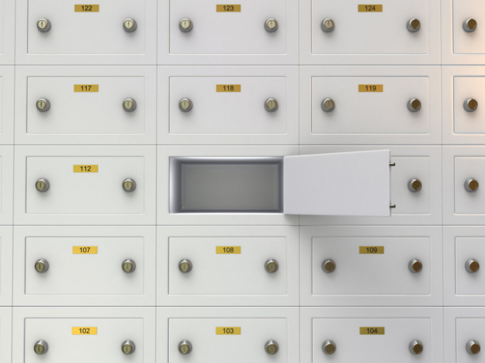 Safe deposit boxes