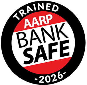 2026 AARP BankSafe Trained Seal