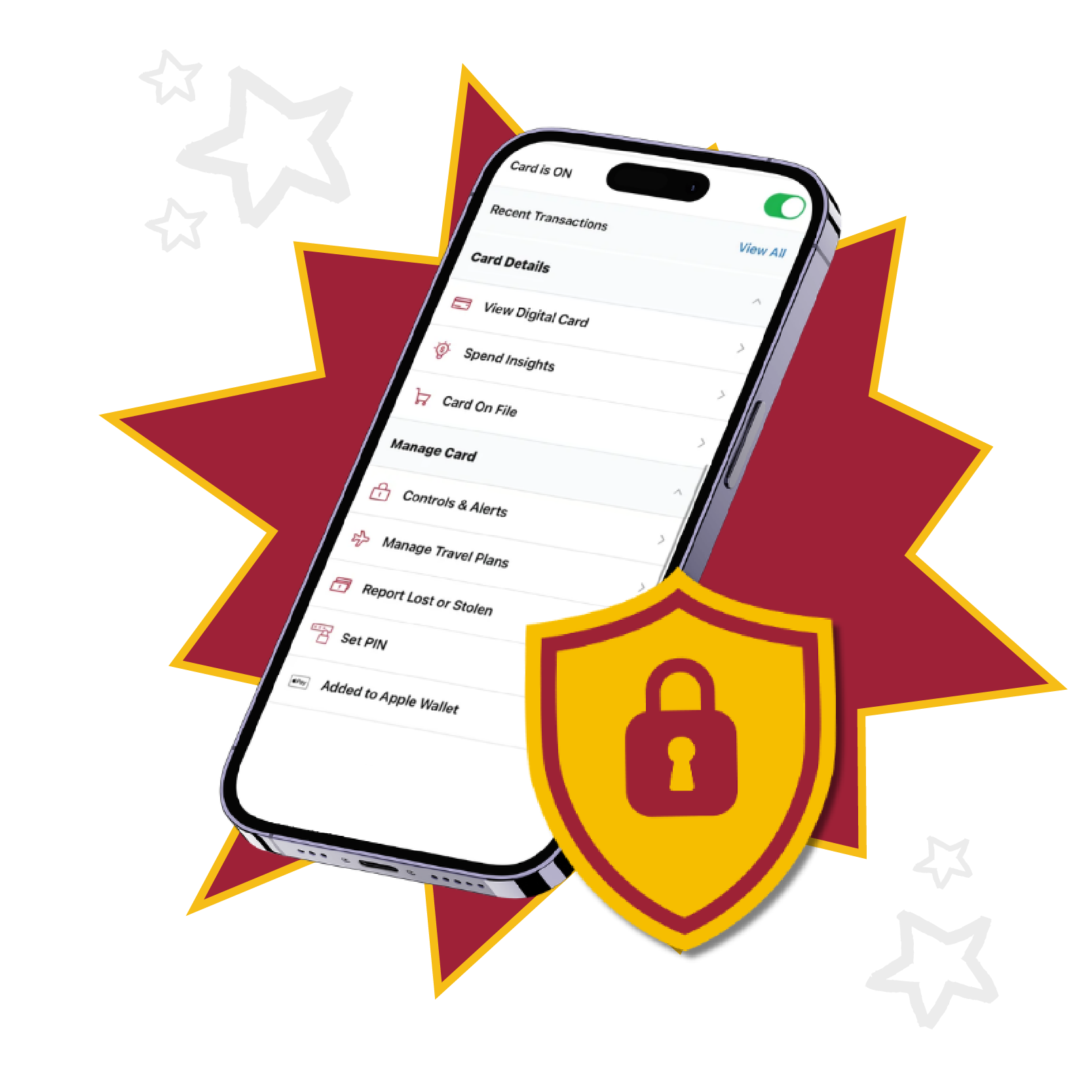 KTVAECU Mobile Banking app and padlock