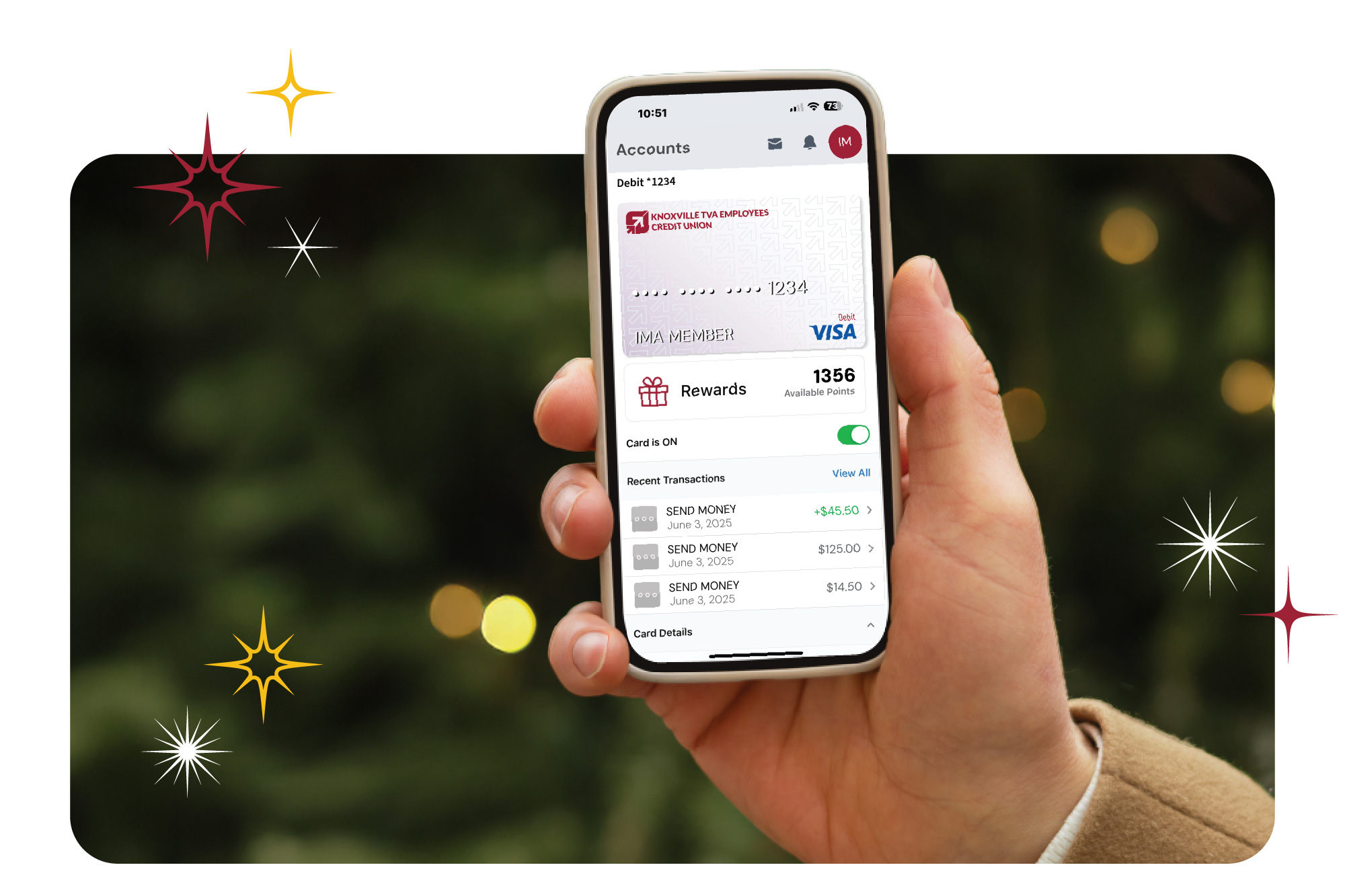 Your holiday sidekick- Card Controls