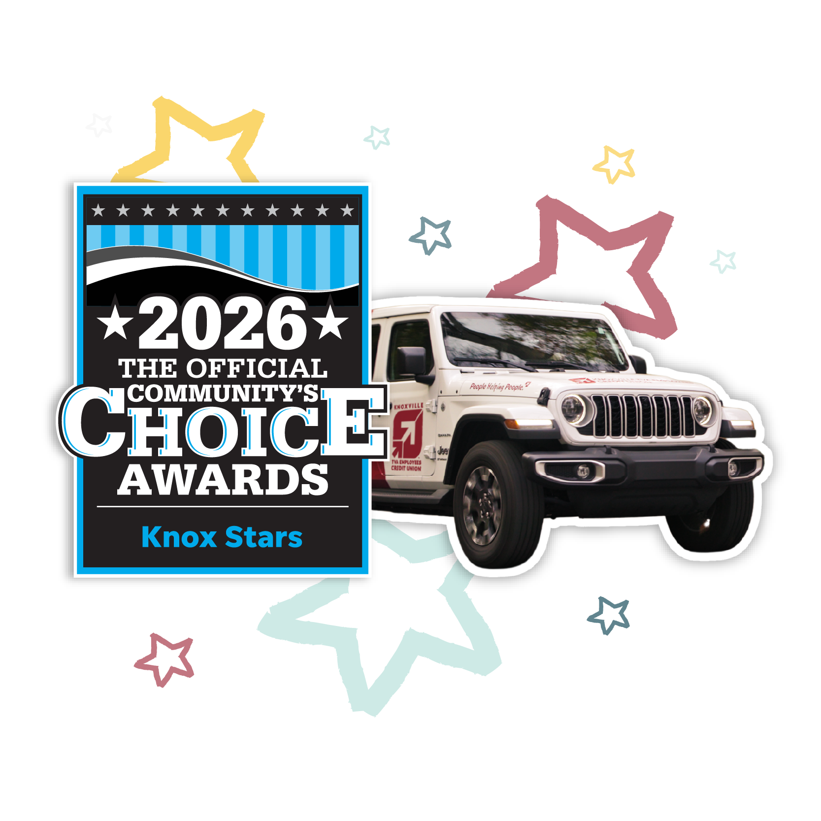 Vote for Us for Best Credit Union in the Knox Stars Community Choice Awards!