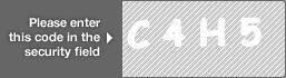 captcha code for visual authentication  letter C number 4 letter H number 5