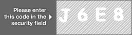 captcha code for visual authentication  letter J number 6 letter E number 8
