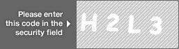 captcha code for visual authentication  letter H number 2 letter L number 3