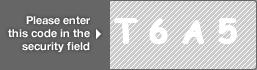 captcha code for visual authentication  letter T number 6 letter A number 5