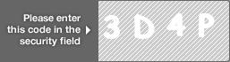 captcha code for visual authentication  number 3 letter D number 4 letter P