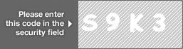 captcha code for visual authentication  letter S number 9 letter K number 3