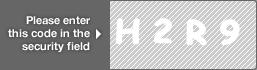 captcha code for visual authentication  letter H number 2 letter R number 9