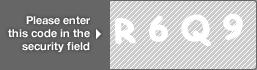 captcha code for visual authentication  letter R number 6 letter Q number 9