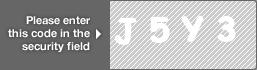 captcha code for visual authentication  letter J number 5 letter Y number 3