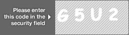 captcha code for visual authentication  letter G number 5 letter U number 2