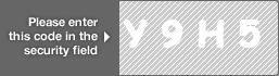 captcha code for visual authentication  letter Y number 9 letter H number 5