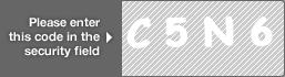 captcha code for visual authentication  letter C number 5 letter N number 6