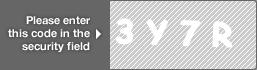 captcha code for visual authentication  number 3 letter Y number 7 letter R