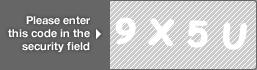 captcha code for visual authentication  number 9 letter X number 5 letter U