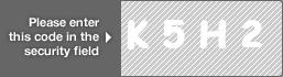 captcha code for visual authentication  letter K number 5 letter H number 2