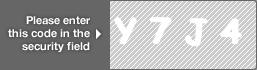 captcha code for visual authentication  letter Y number 7 letter J number 4