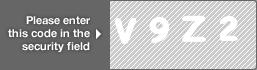 captcha code for visual authentication  letter V number 9 letter Z number 2