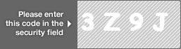 captcha code for visual authentication  number 3 letter Z number 9 letter J