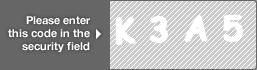 captcha code for visual authentication  letter K number 3 letter A number 5