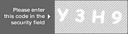 captcha code for visual authentication  letter Y number 3 letter H number 9