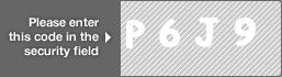 captcha code for visual authentication  letter P number 6 letter J number 9