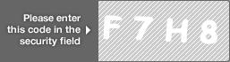 captcha code for visual authentication  letter F number 7 letter H number 8