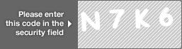 captcha code for visual authentication  letter N number 7 letter K number 6