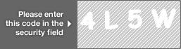 captcha code for visual authentication  number 4 letter L number 5 letter W