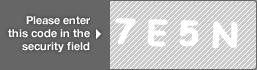 captcha code for visual authentication  number 7 letter E number 5 letter N