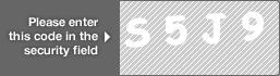 captcha code for visual authentication  letter S number 5 letter J number 9