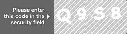 captcha code for visual authentication  letter Q number 9 letter S number 8
