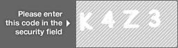 captcha code for visual authentication  letter K number 4 letter Z number 3