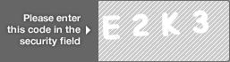 captcha code for visual authentication  letter E number 2 letter K number 3