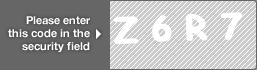 captcha code for visual authentication  letter Z number 6 letter R number 7