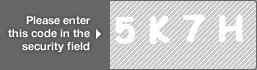 captcha code for visual authentication  number 5 letter K number 7 letter H