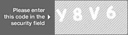 captcha code for visual authentication  letter Y number 8 letter V number 6