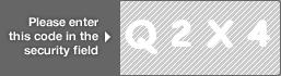captcha code for visual authentication  letter Q number 2 letter X number 4