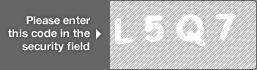 captcha code for visual authentication  letter L number 5 letter Q number 7