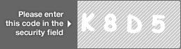 captcha code for visual authentication  letter K number 8 letter D number 5