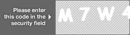 captcha code for visual authentication  letter M number 7 letter W number 4