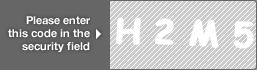 captcha code for visual authentication  letter H number 2 letter M number 5