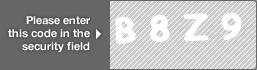 captcha code for visual authentication  letter B number 8 letter Z number 9