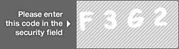 captcha code for visual authentication  letter F number 3 letter G number 2