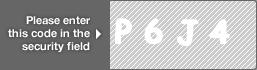 captcha code for visual authentication  letter P number 6 letter J number 4