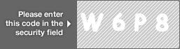 captcha code for visual authentication  letter W number 6 letter P number 8