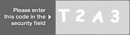 captcha code for visual authentication  letter T number 2 letter A number 3