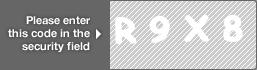 captcha code for visual authentication  letter R number 9 letter X number 8