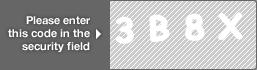 captcha code for visual authentication  number 3 letter B number 8 letter X